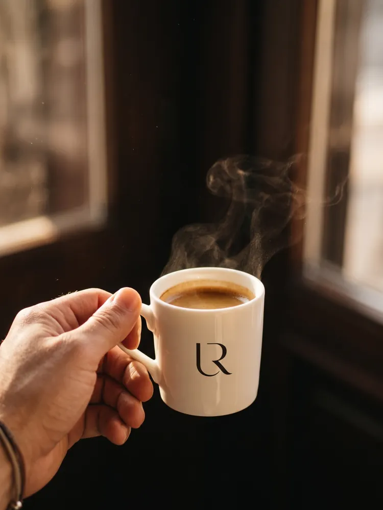 Tasse Espresso URPRESSO, monogramme UR